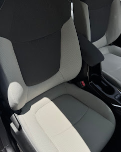 Front Seat after detailing