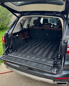SUV cargo area cleaned
